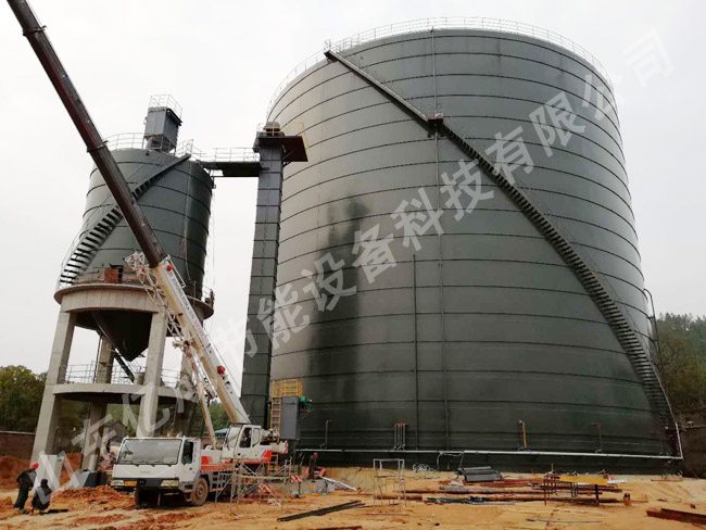 五萬立方粉煤灰鋼板倉(cāng)